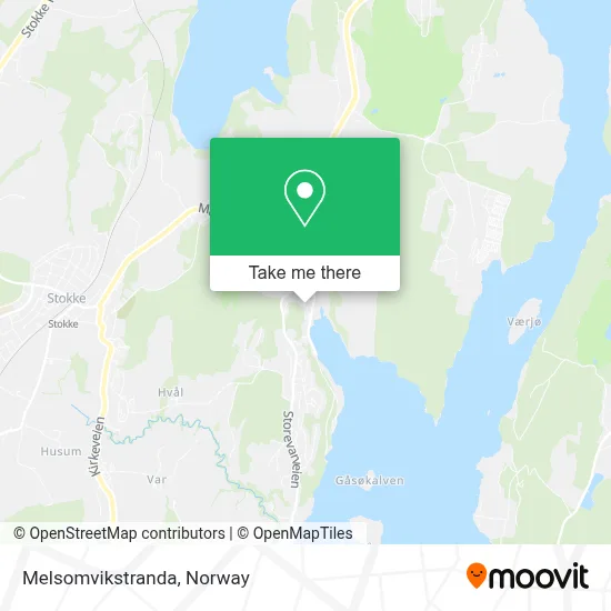 Melsomvikstranda map