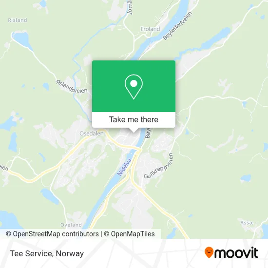 Tee Service map