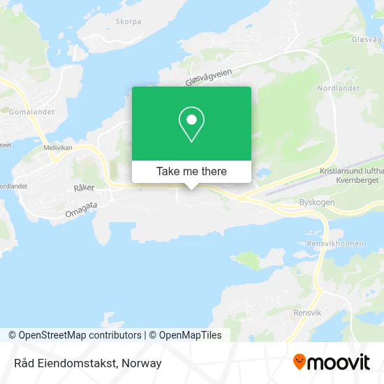 Råd Eiendomstakst map