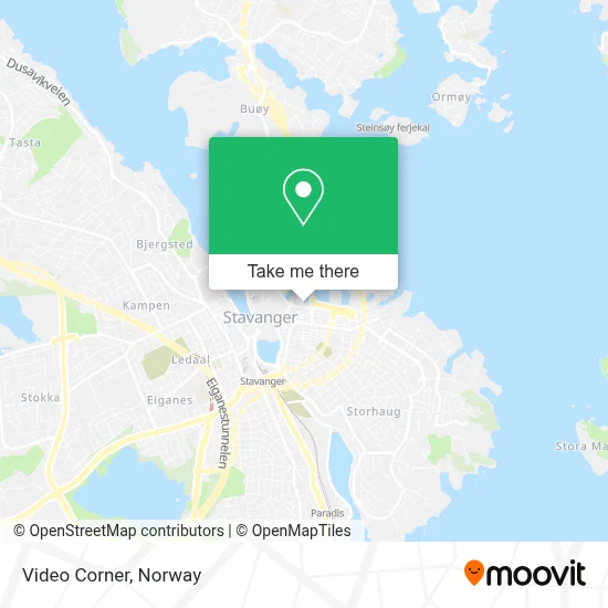 Video Corner map