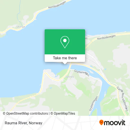 Rauma River map