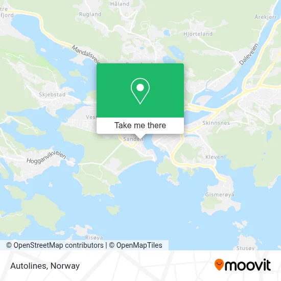 Autolines map
