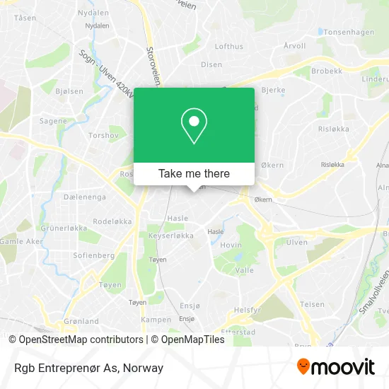 Rgb Entreprenør As map