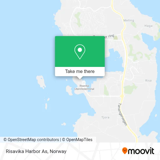 Risavika Harbor As map