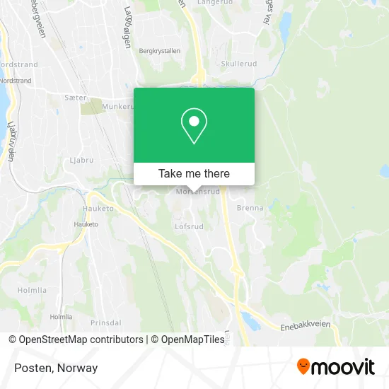 Posten map