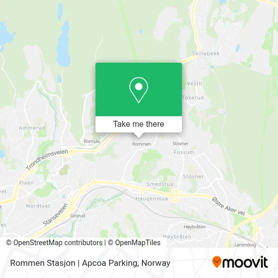 Rommen Stasjon | Apcoa Parking map