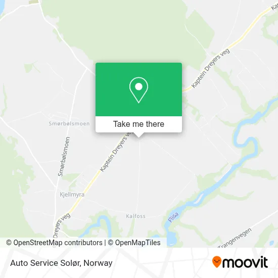 Auto Service Solør map