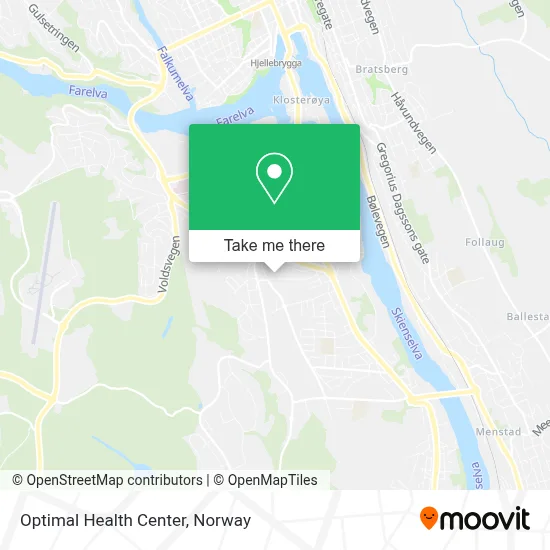 Optimal Health Center map