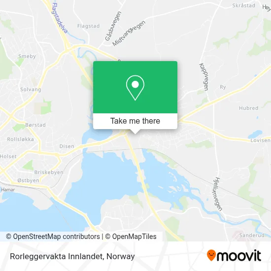Rorleggervakta Innlandet map
