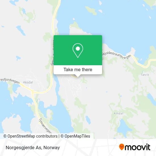 Norgesgjerde As map