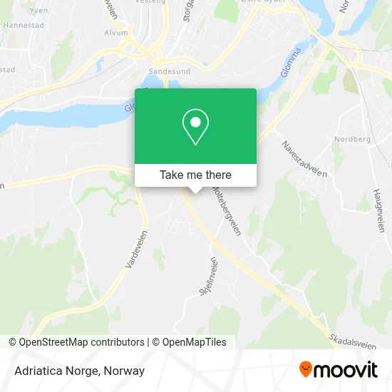 Adriatica Norge map