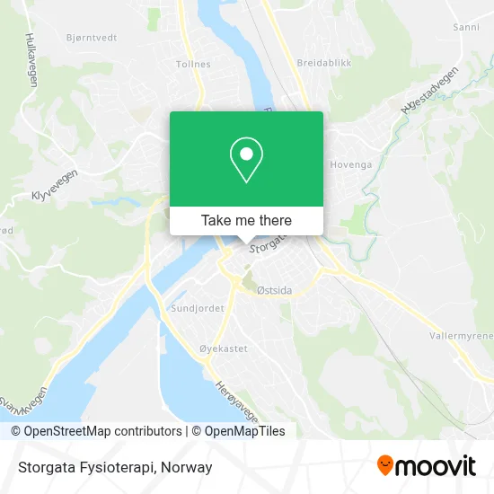 Storgata Fysioterapi map