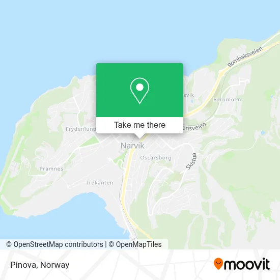 Pinova map