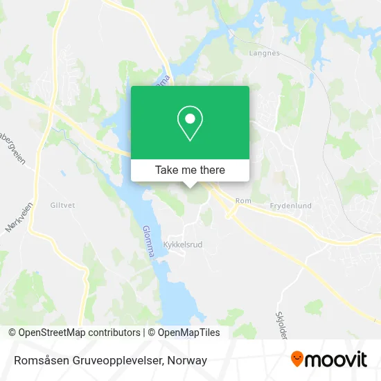Romsåsen Gruveopplevelser map