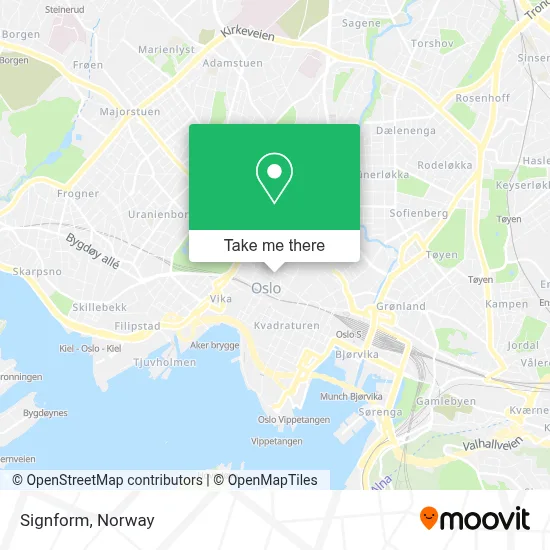 Signform map