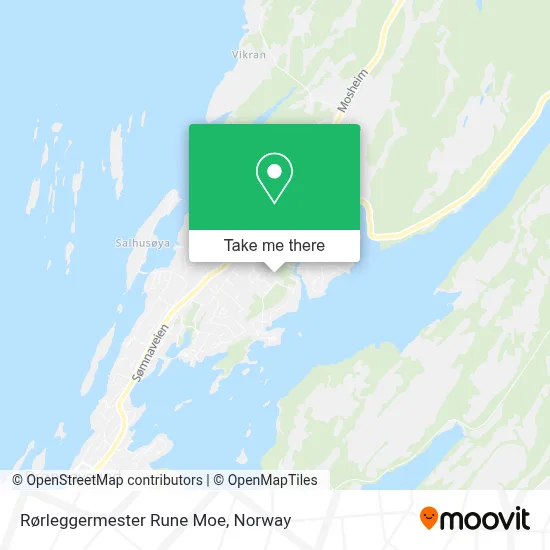 Rørleggermester Rune Moe map
