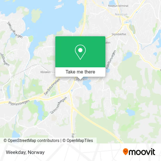 Weekday map