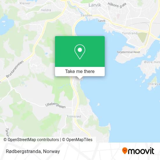 Rødbergstranda map