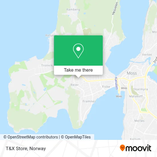 T&X Store map