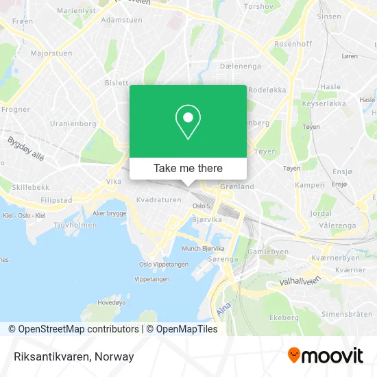 Riksantikvaren map