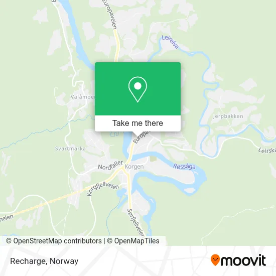 Recharge map