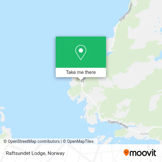 Raftsundet Lodge map