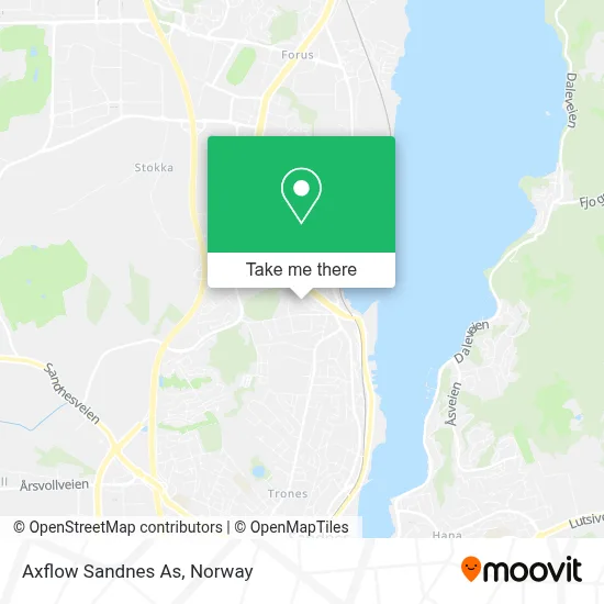 Axflow Sandnes As map