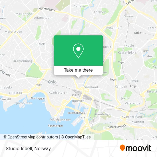 Studio Isbell map
