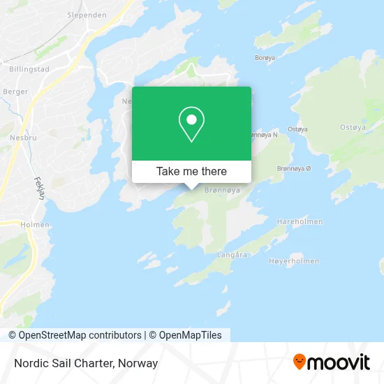Nordic Sail Charter map