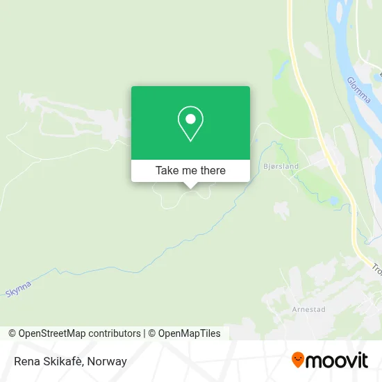 Rena Skikafè map