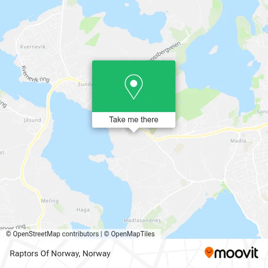 Raptors Of Norway map