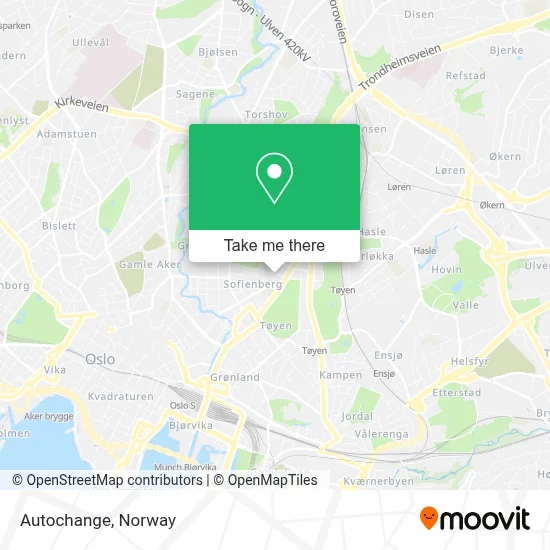 Autochange map