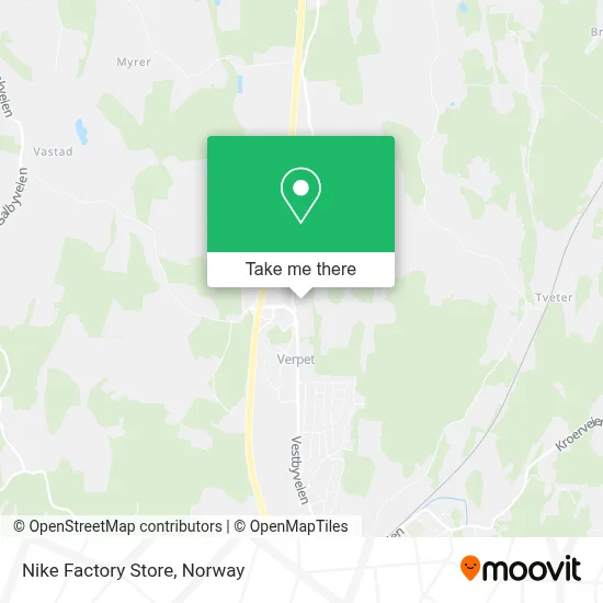Nike Factory Store map