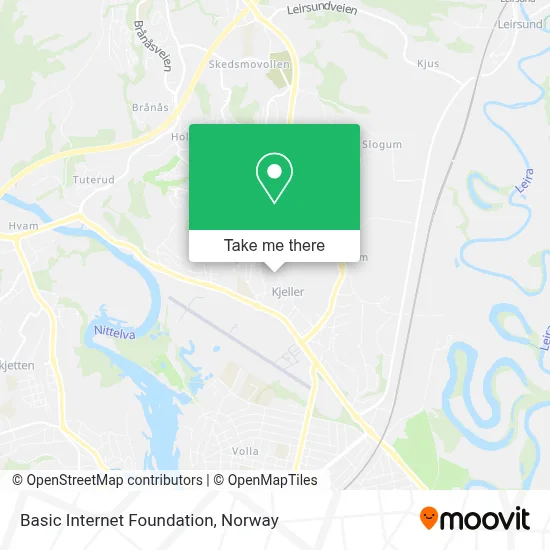 Basic Internet Foundation map