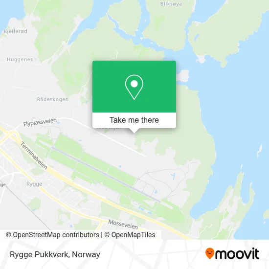 Rygge Pukkverk map