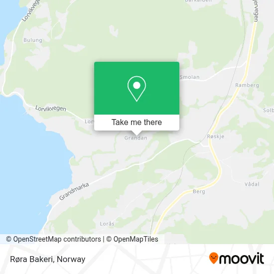 Røra Bakeri map