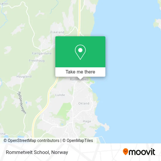 Rommetveit School map