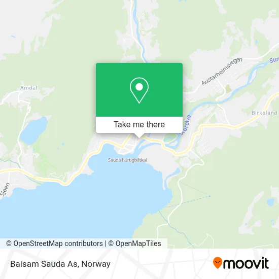 Balsam Sauda As map