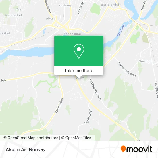 Alcom As map