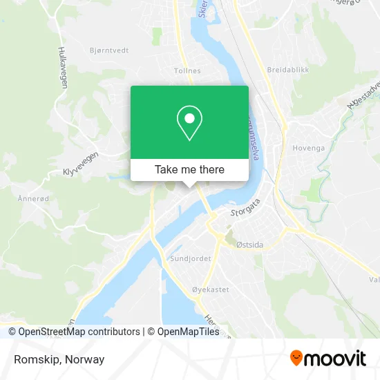 Romskip map