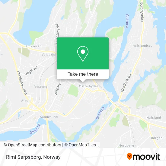 Rimi Sarpsborg map