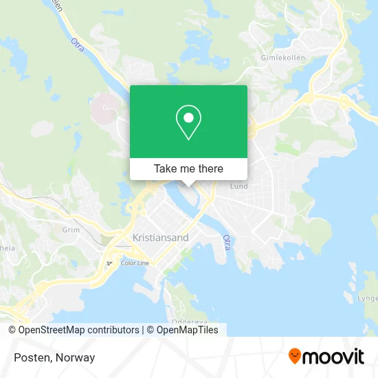 Posten map