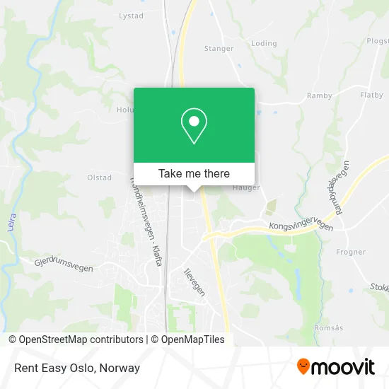 Rent Easy Oslo map
