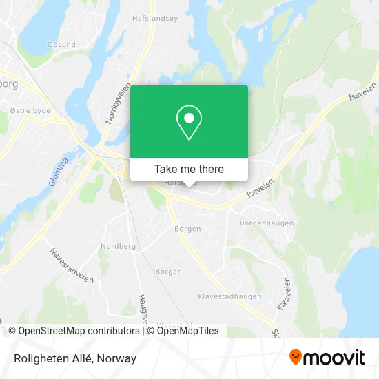 Roligheten Allé map