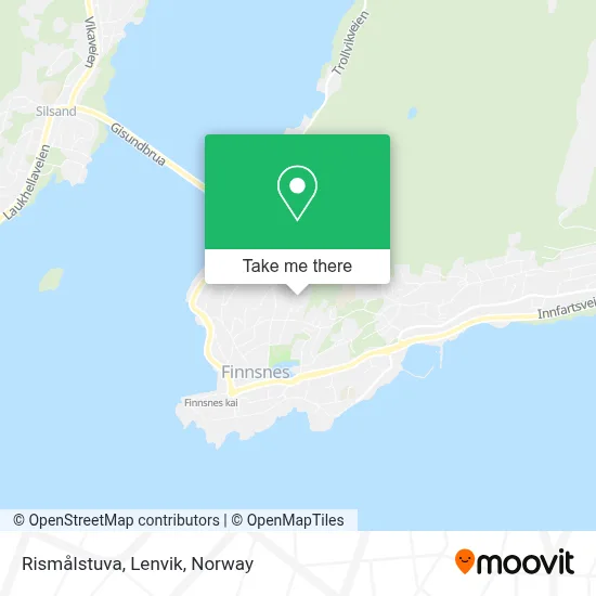 Rismålstuva, Lenvik map