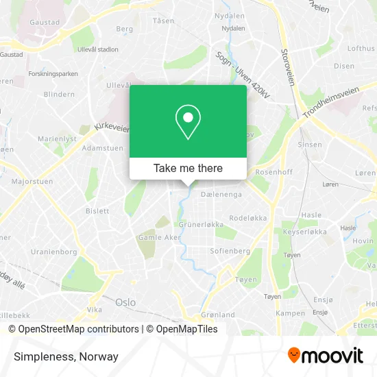 Simpleness map