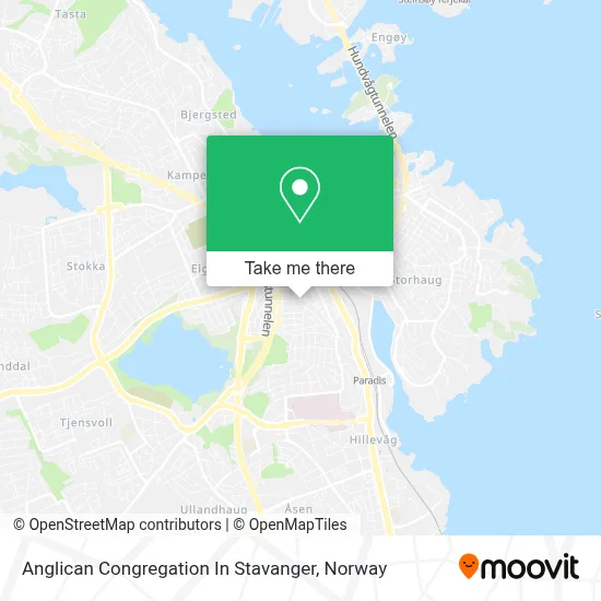 Anglican Congregation In Stavanger map