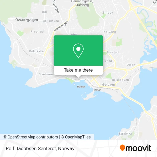 Rolf Jacobsen Senteret map