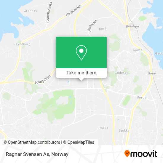 Ragnar Svensen As map