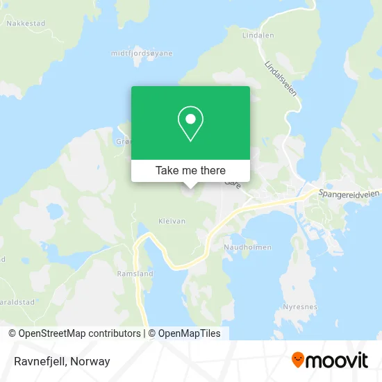 Ravnefjell map